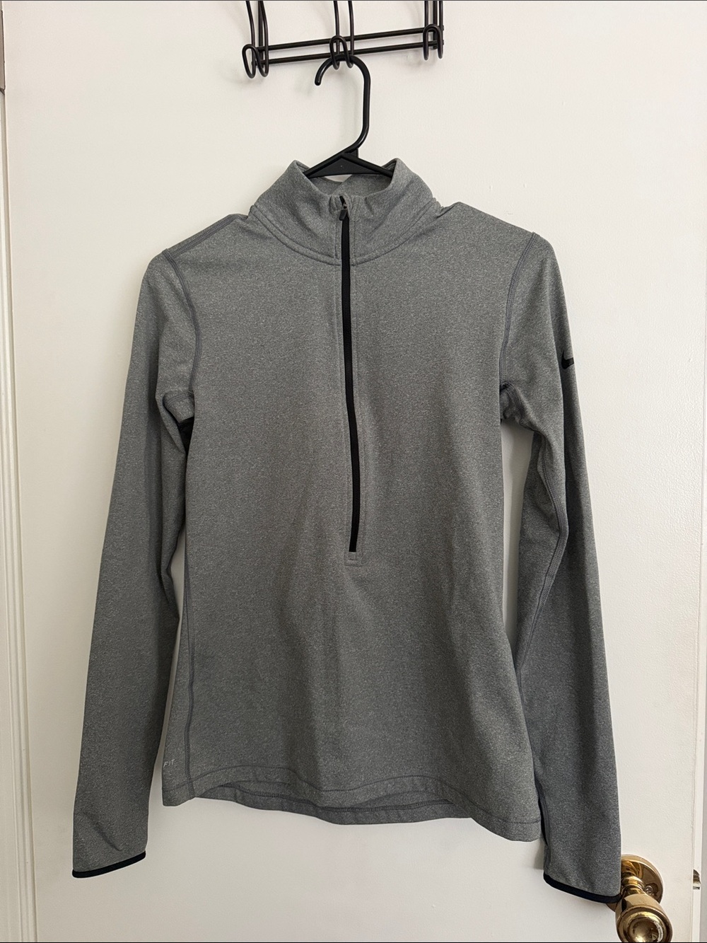 Nike Gray Dri-FIT Zip-Up Jacket